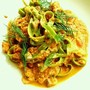Menu55 - Verde pasta with salmon 
280 g
